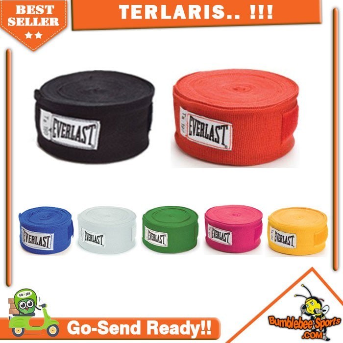 Handwrap Everlast Elastis 5 Meter - Handwrap Tinju Muay Thai Elastis