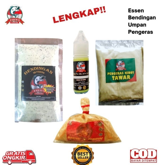 Paket Umpan Ikan Mas Lengkap Sobirin Fishing