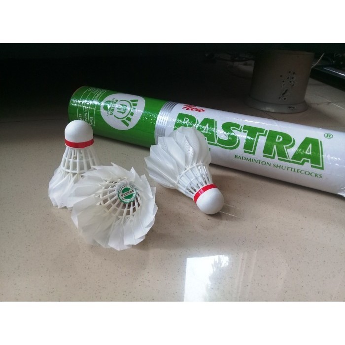 Kok Bulutangkis Pastra Hijau 12 Pcs Badminton Shuttlecocks - Pastra
