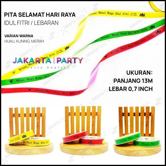

TERMURAH PITA RIBBON IDUL FITRI / PITA ROLL SELAMAT HARI RAYA IDUL FITRI MERAH !!