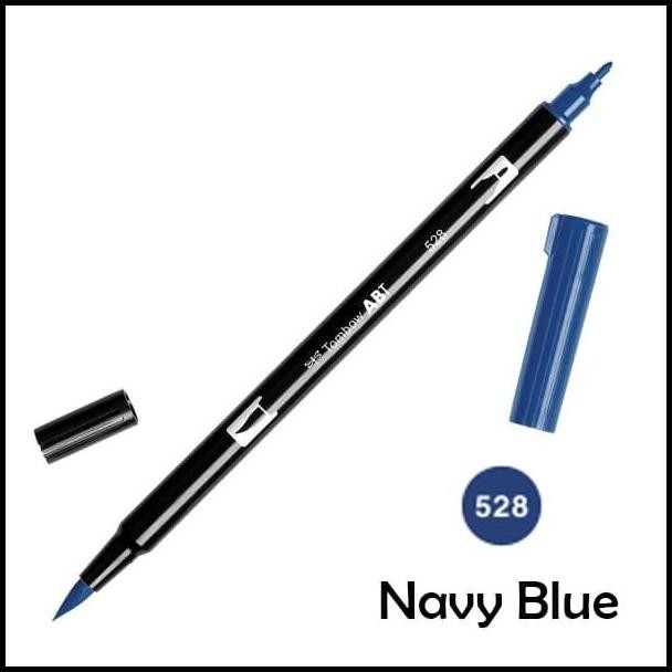 

BEST DEAL ABT TOMBOW DUAL BRUSH PEN ART MAKER 528 NAVY BLUE !!!