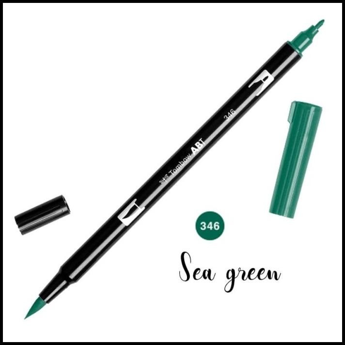 

BEST DEAL ABT TOMBOW DUAL BRUSH PEN ART MAKER 346 SEA GREEN !!!!!!