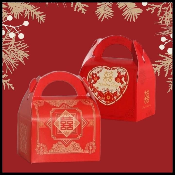 

DISKON BOX MERAH SOUVENIR SHUANG XI KOTAK CANDY HADIAH KADO PERNIKAHAN !!!!!