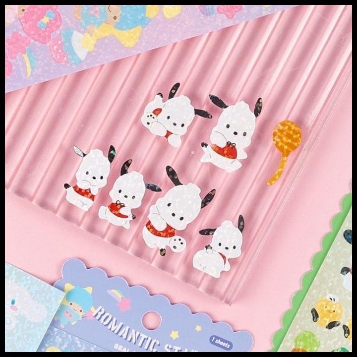 

TERMURAH STICKER MURAH GLITTER TAHAN AIR HELLO KITTY STIKER CUTE PVC DECO 083 !!!!!!