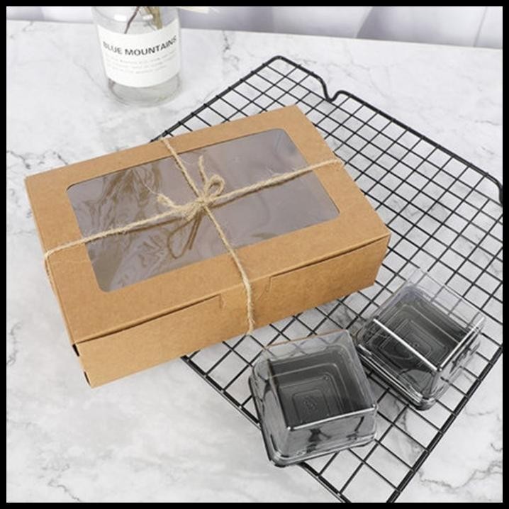 

HOT DEAL KARDUS POLOS VINTAGE PACKING CAKE ROTI PAPER CAKE PUDDING BAKING BOX