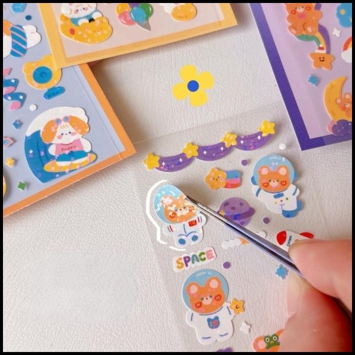 

HOT DEAL STICKER LUCU ANIMALS PUPPY CAT STICKER DECO JOURNAL BEAR CUTE STICKERS !!!!!!!