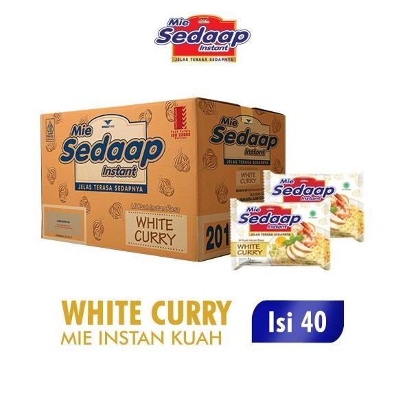 

BIG SALE SEDAAP MIE INSTAN WHITE CURRY 81 GR DUS (ISI 40 PCS) !!!!!