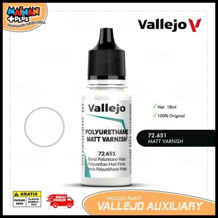 

GRATIS ONGKIR VALLEJO NEW GAME COLOR 72.651 MATT VARNISH 18ML CAT GUNPLA PAINT !!!