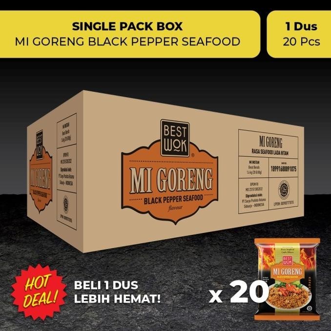 

TERBARU BEST WOK MI GORENG BLACKPEPPER SEAFOOD DUS 20 PCS !!!!!