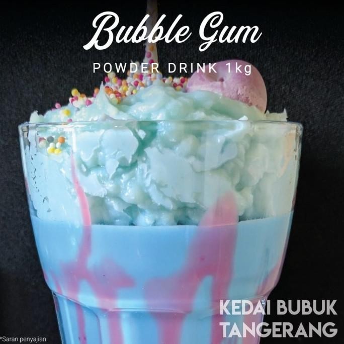 

NEW PRODUK BUBUK MINUMAN BUBBLEGUM BUBBLE DRINK POWDER DRINK 1KG JAVALAND !!!!!