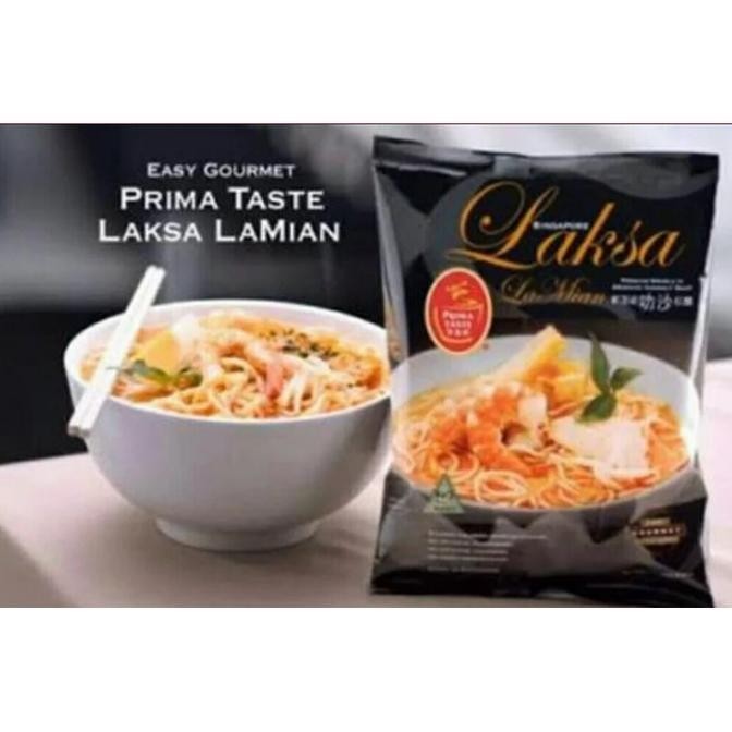 

BIG SALE SINGAPORE LAKSA PRIMA TASTE LA MIAN SINGAPURA NO MSG HALAL INSTANT MIE !!!!!