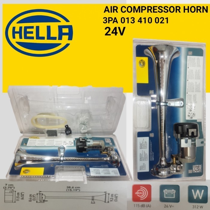 Banyak Dicari Hella Air Compressor 24V/Klakson Angin 3Pa 013 410 021 Termurah