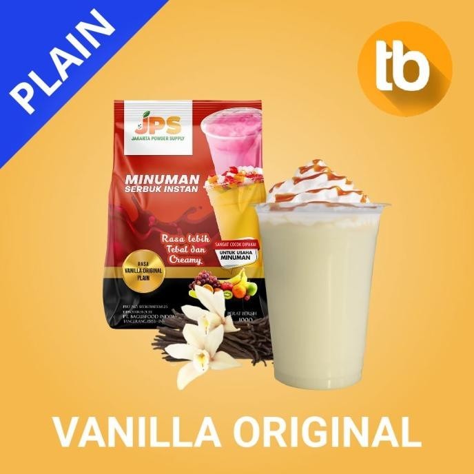 

BIG SALE JPS BUBUK VANILLA ORIGINAL PLAIN (BUBUK MINUMAN DAN MAKANAN) !!!!!