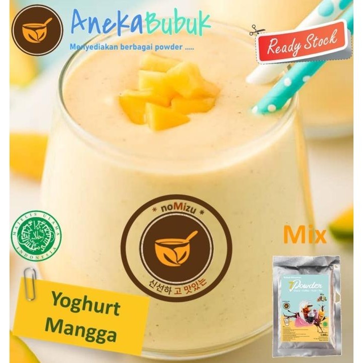 

TERBARU BUBUK MINUMAN YOGURT MANGO - SERBUK YOGHURT MANGGA - MIX 1KG !!!!!