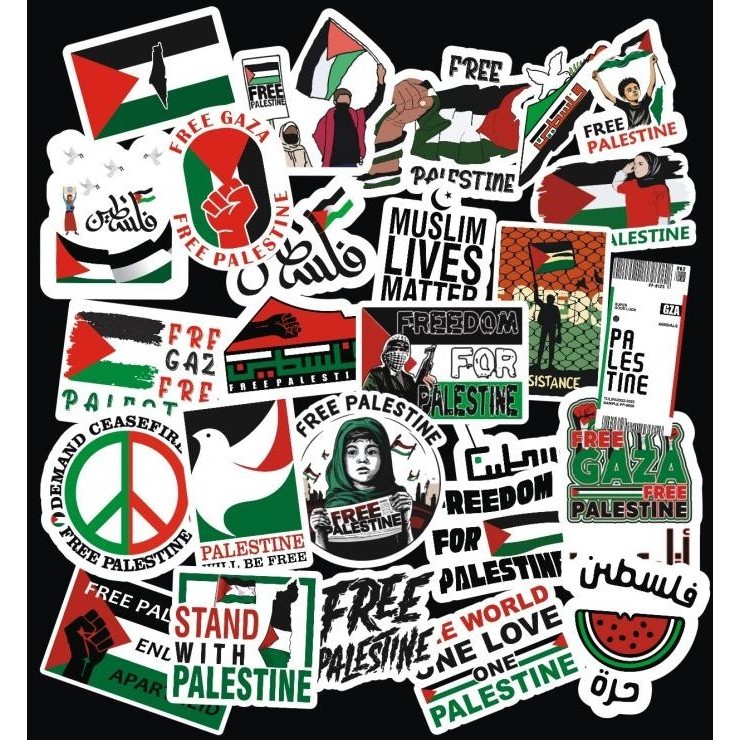 

free palestine sticker pack / palestina stiker pack / luggage sticker