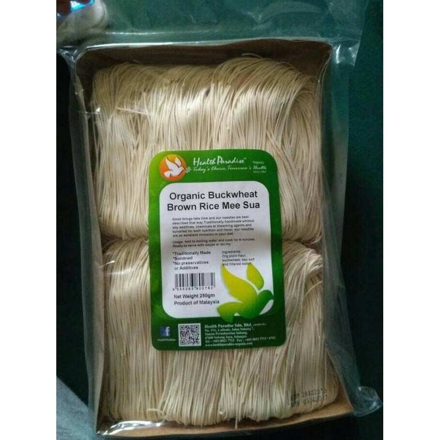 

NEW PRODUK ORGANIC BUCKWHEAT BROWN RICE MEE SUA !!!!!