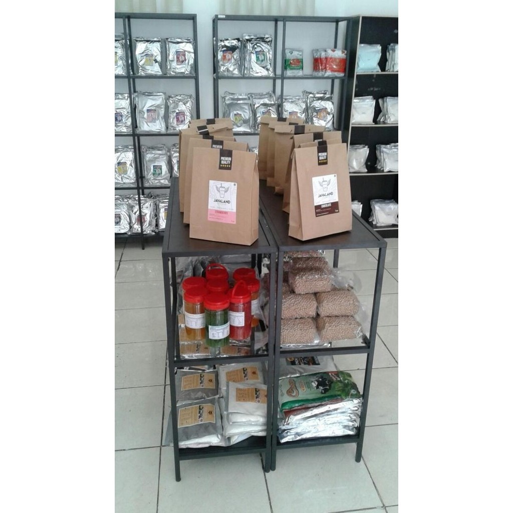 

READY STOCK BUBUK MINUMAN BUBBLE POWDER DRINK ALMOND ORIGINAL JAVALAND 1KG !!!!!