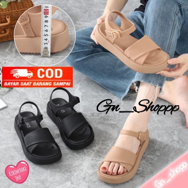 Sandal Karet Wanita // Sandal Gunung Wanita Karet Jelly ELASTIS Balance 2023-W3