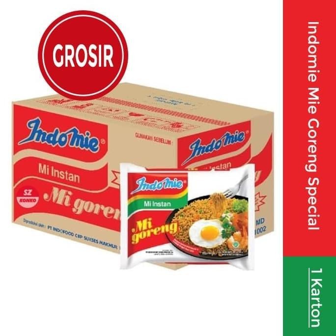 

TERBARU INDOMIE MIE INSTANT GORENG SPECIAL 85G 1 KARTON 40 PCS GROSIR !!!!!