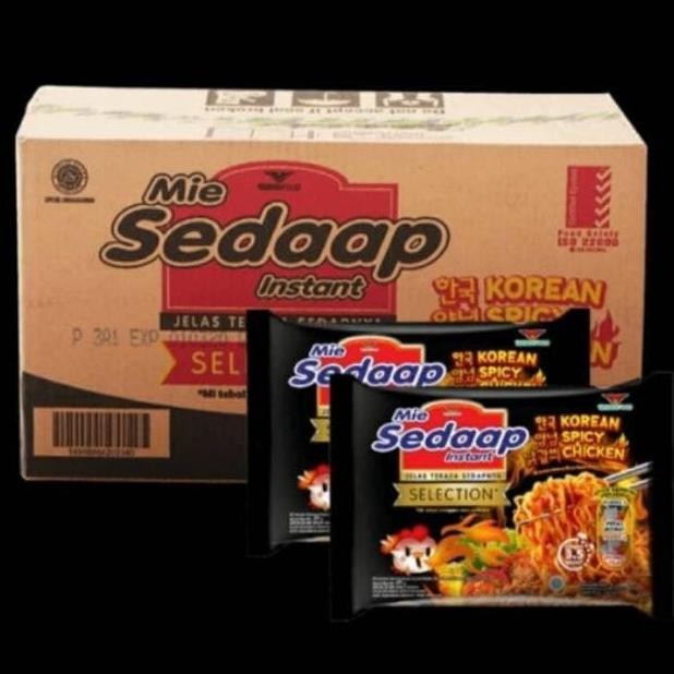 

NEW PRODUK MIE SEDAAP SELECTION KOREAN SPICY CHICKEN 87GR DUS ISI 40 PCS !!!!!
