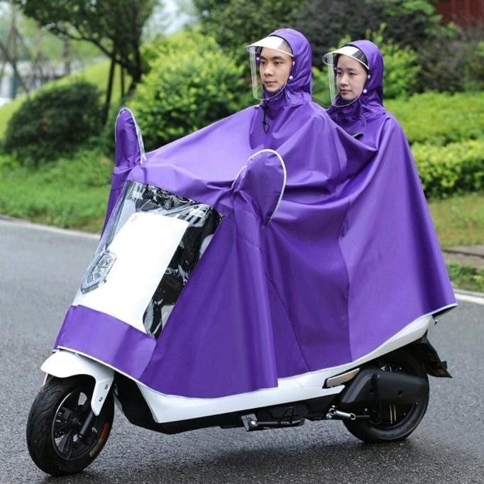 Jas Hujan Motor Tebal Full Body Kekinian/Jas Hujan Motor 1 & 2 Kepala