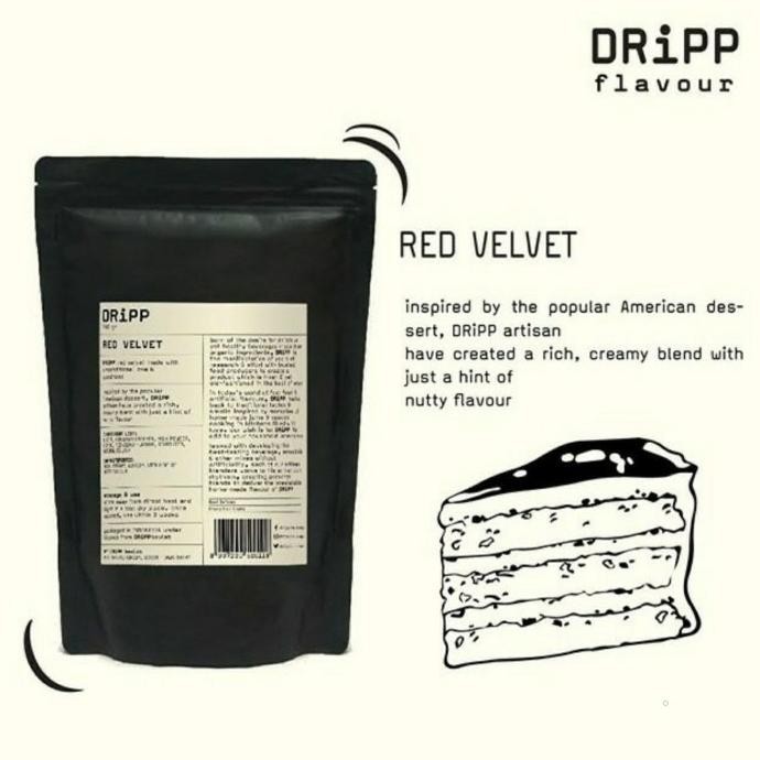 

READY STOCK DRIPP RED VELVET POWDER - BUBUK RED VELVET 760 GR !!!!!