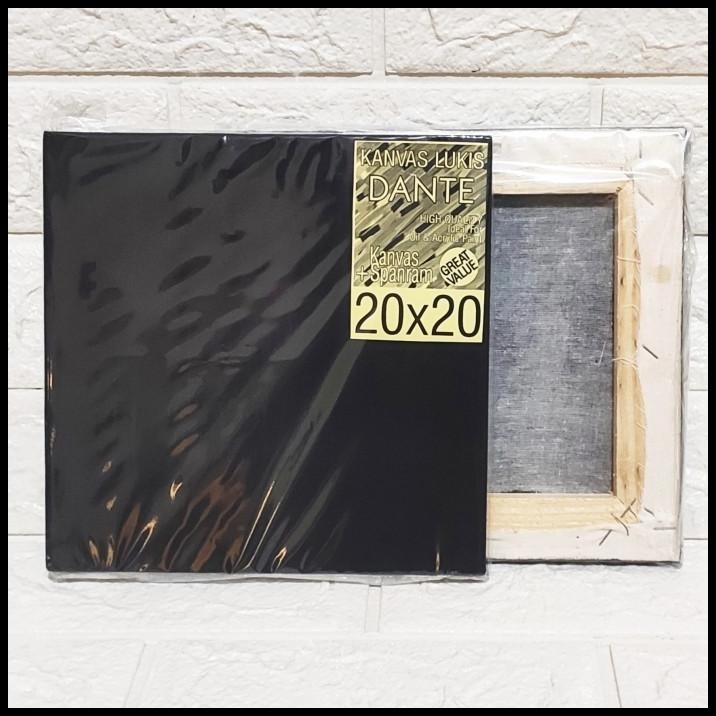 

TERMURAH KANVAS LUKIS UK 20 X 20 HITAM !!!