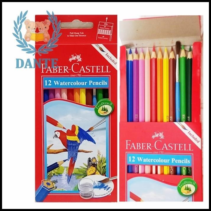 

TERMURAH PENSIL WARNA 12 FABER CASTELL WATER COLOUR !!!!!!!