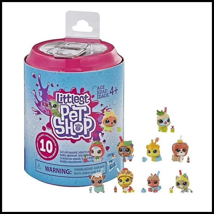 DISKON LITTLEST PET SHOP LPS THIRSTY PETS TOYS 10 COLLECTIBLES 