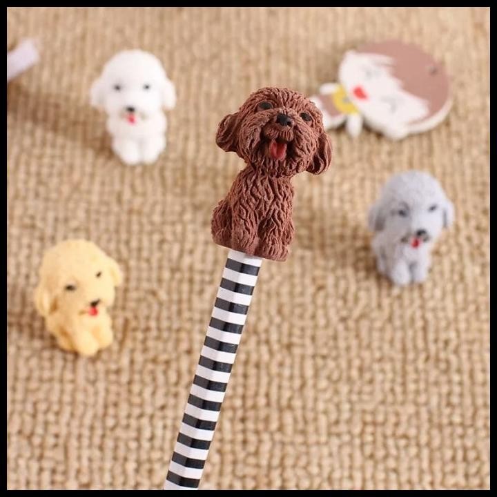 

TERMURAH PENGHAPUS LUCU BONEKA ANJING MINI - PENGHAPUS PENSIL - SATUAN !!