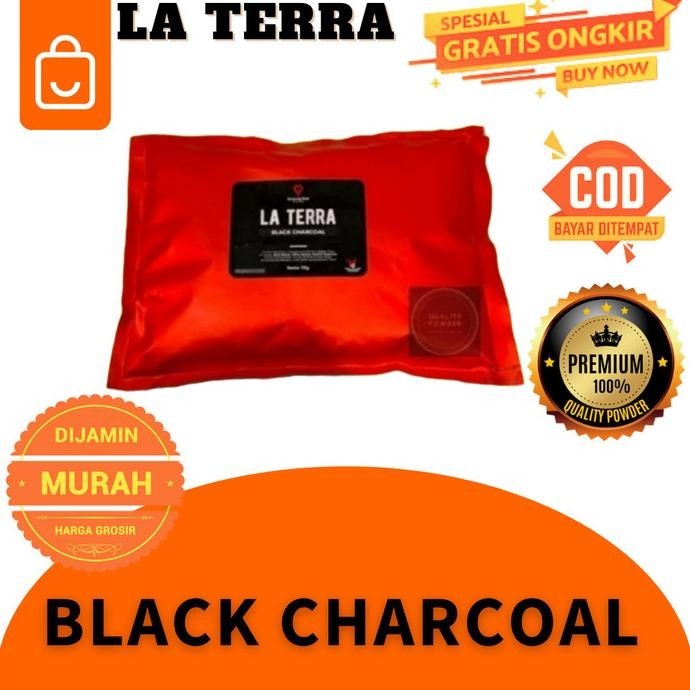 

NEW PRODUK BUBUK MINUMAN BLACK CHARCOAL LA TERRA POWDER RASA ARANG BAMBU PREMIUM !!!!!
