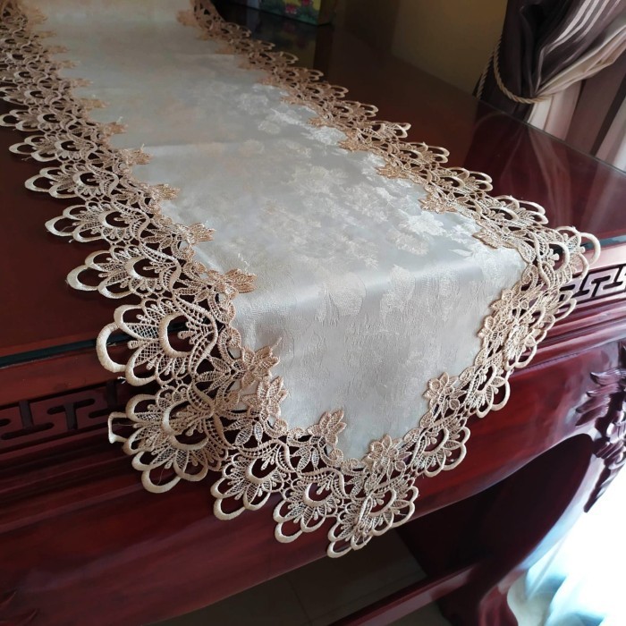 Table Runner 3 Meter Taplak Meja Panjang 300 Cm Mewah