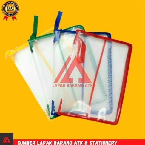 

Map Plastik Sleting Jaring / Tempat Dokumen Harga 1 Pak Isi 12 Pcs Kualitas Premium