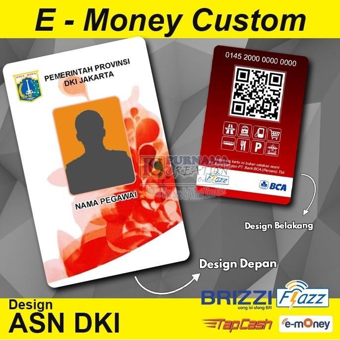 

Idcard Emoney Asn Dki Id Card Pemprof Dki Jakarta Pns Bisa Etoll Kualitas Premium