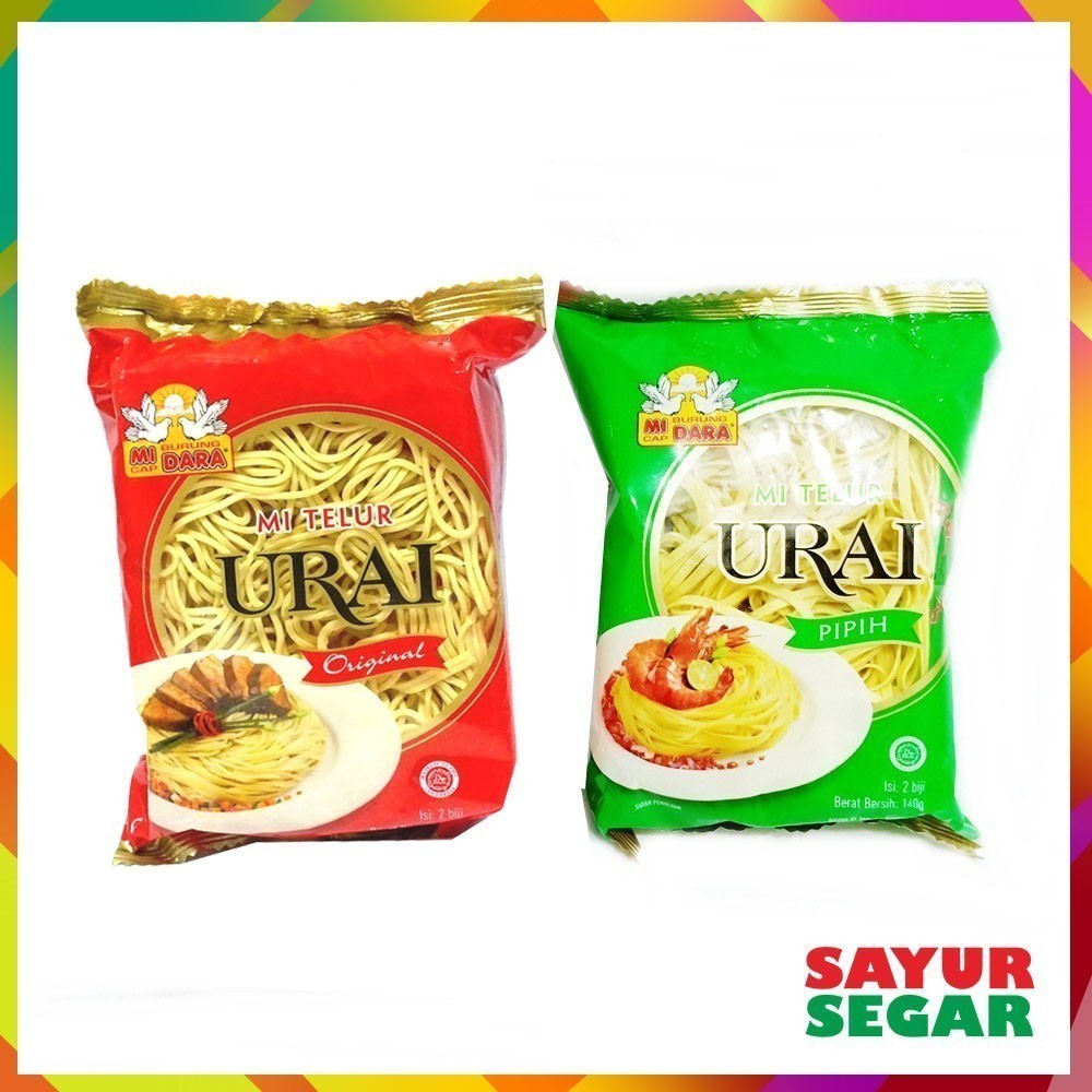 

Mie Telur Urai Pipih