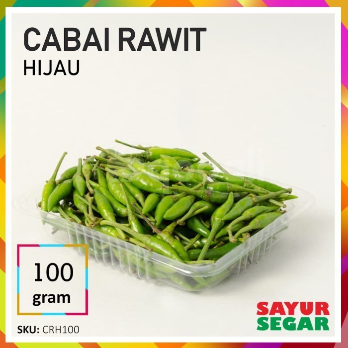 

[CIBUBUR] CABAI / CABE RAWIT HIJAU [100g]