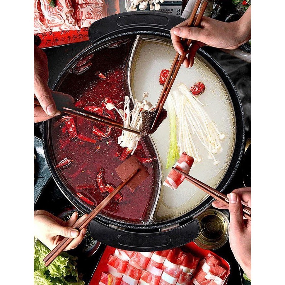 Idealife - Electric Grill / Shabu - Panci Shabu Shabu Listrik Il-116A