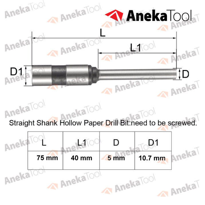 

Mata Bor Kertas Uchida Uk. 5.0 / 5.5 / 6.0 Mm Pembolong Kertas Paper B