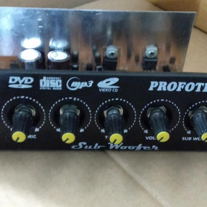 modul kit rangkaian power ampli speaker aktif profotex plus sub woofer