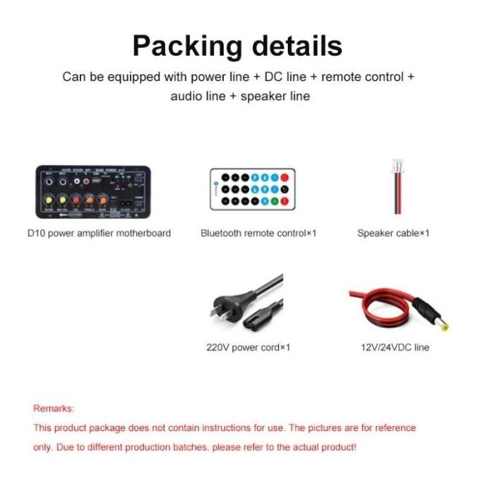 120w Bluetooth 220v Board Subwoofer 400W Untuk Speaker Mono Modul 12v