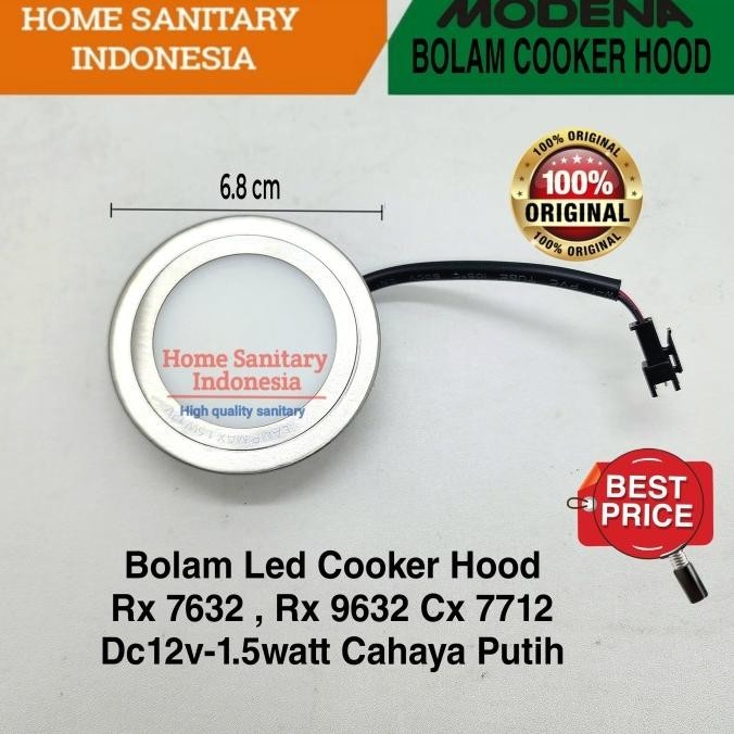 Lampu Led L09 MODENA  Rx 7632, rx 9632 Bolam Cooker Hood Original  CV Megah Jaya