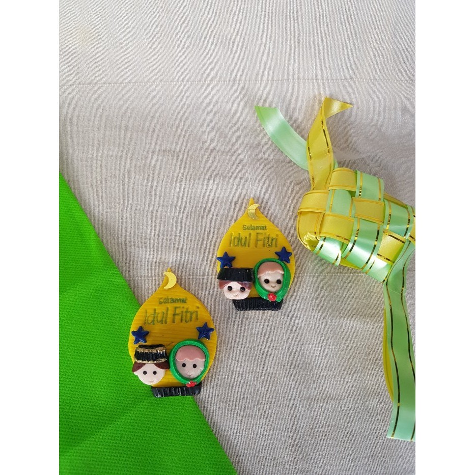

Adlian Clay Lebaran Kubah Kepala Kuning 7Cm