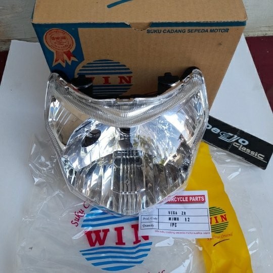 reflektor lampu depan yamaha vega zr VEGA ZR merk WIN kualitas original