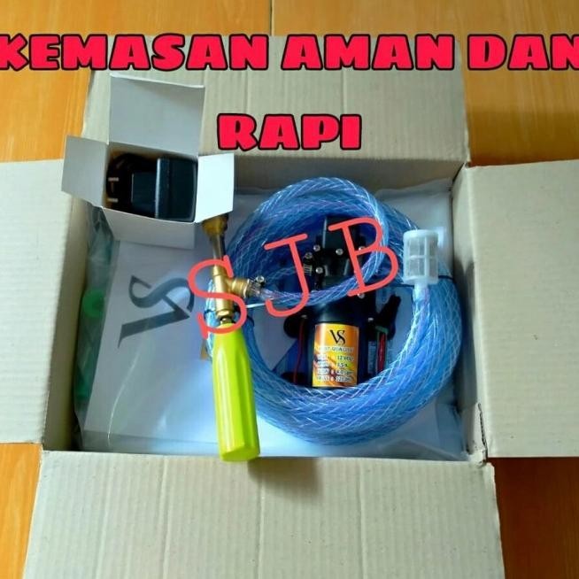 Alat Steam Motor Mini Pompa Dc Cuci Mobil Ac Paket Plastik Cuci Ac (Yarageza