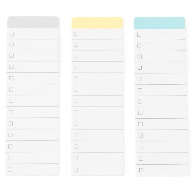 

STICKY NOTE / INDEX & CHECKLIST 3CLOUR MUJI || STICKY NOTE