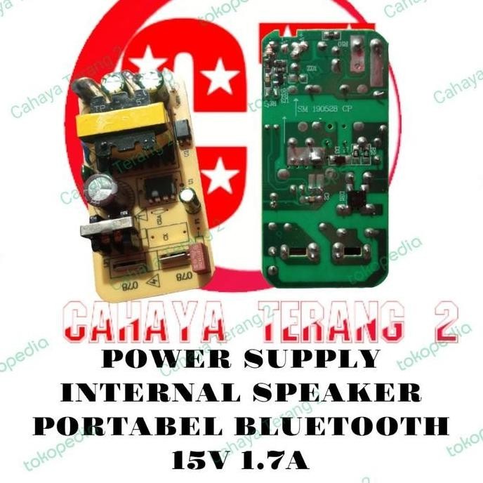 Power Supply speaker Portabel Bluetooth 15V 1.7A Modul Speaker DAT