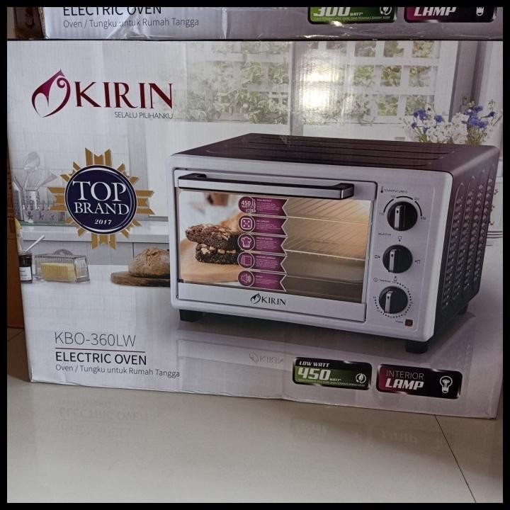 OVEN LISTRIK KIRIN KBO 360LW 36 LITER LOW WATT 900 WATT PLUS LAMPU