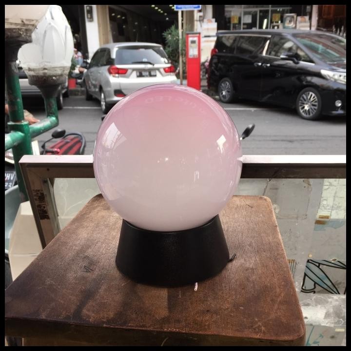 LAMPU BULAT 15CM / LAMPU TAMAN / LAMPU PILAR / LAMPU HIAS BULAT