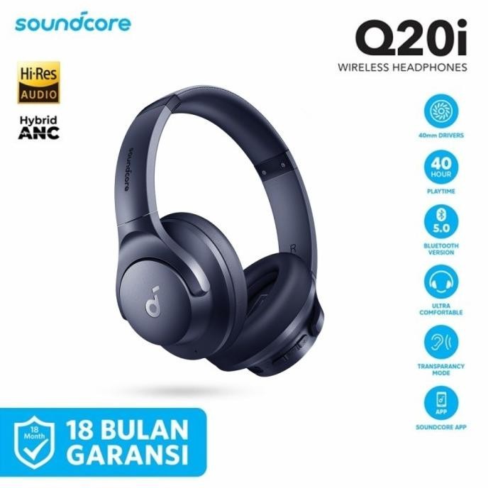 Soundcore Q20i with Hybrid ANC Headphone Q20i