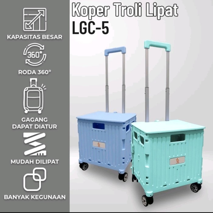

Troli Belanja Lipat Portable Kokoh Berkualitas